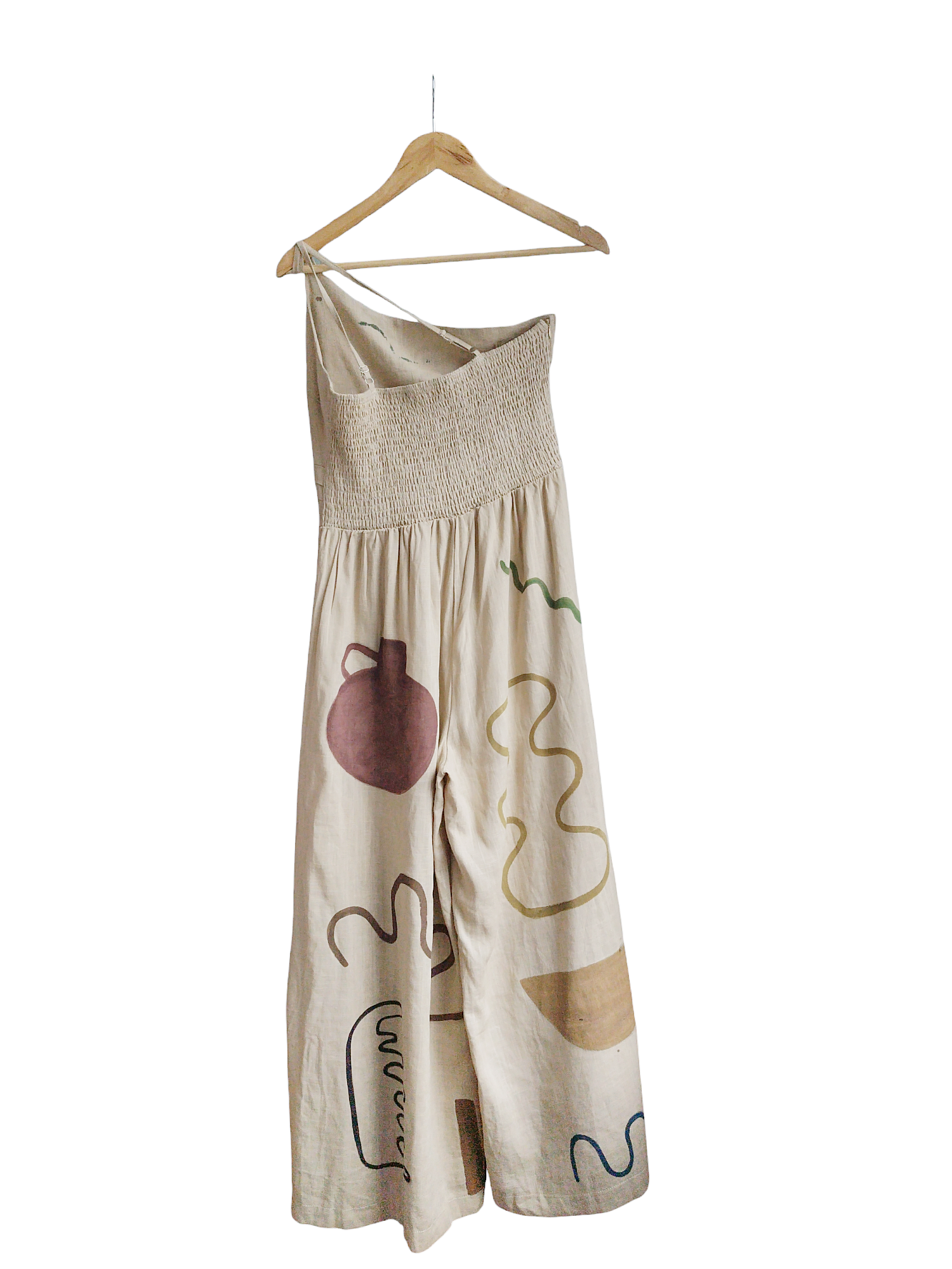 AFF&JAM ASYMMETRIC PATTERN JUMPSUIT M/L