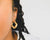 SUPER DIVA JEWELLERY - Bebe Gold/Green Hoop Earrings