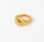 SUPER DIVA JEWELLERY - Croissant Gold Ring