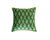 OSIME HOME - Diamond Green Cushion 45 cm x 45 cm ("18 x18"). Adire fabric.