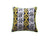 OSIME HOME - Purple Whirlwind Cushion 45 cm x 45 cm ("18 x18"). Adire fabric.