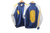 Aṣọ Special Edition: Re-Worked Adidas Iyoba Idia Embroidered Tracksuit Top BLUE WHITE & GOLD