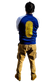 Aṣọ Special Edition: Re-Worked Adidas Iyoba Idia Embroidered Tracksuit Top BLUE WHITE & GOLD