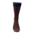 ADINKRA LONDON -Mpatapo Combed Cotton Socks (Orange on Black)